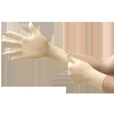 Glove Microflex® 63-864 chemical protection natural